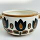 Vintage Boch "Kimono" cache-pot in earthenware – Belgium, 1950s