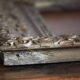 Gilded wooden and stucco frame