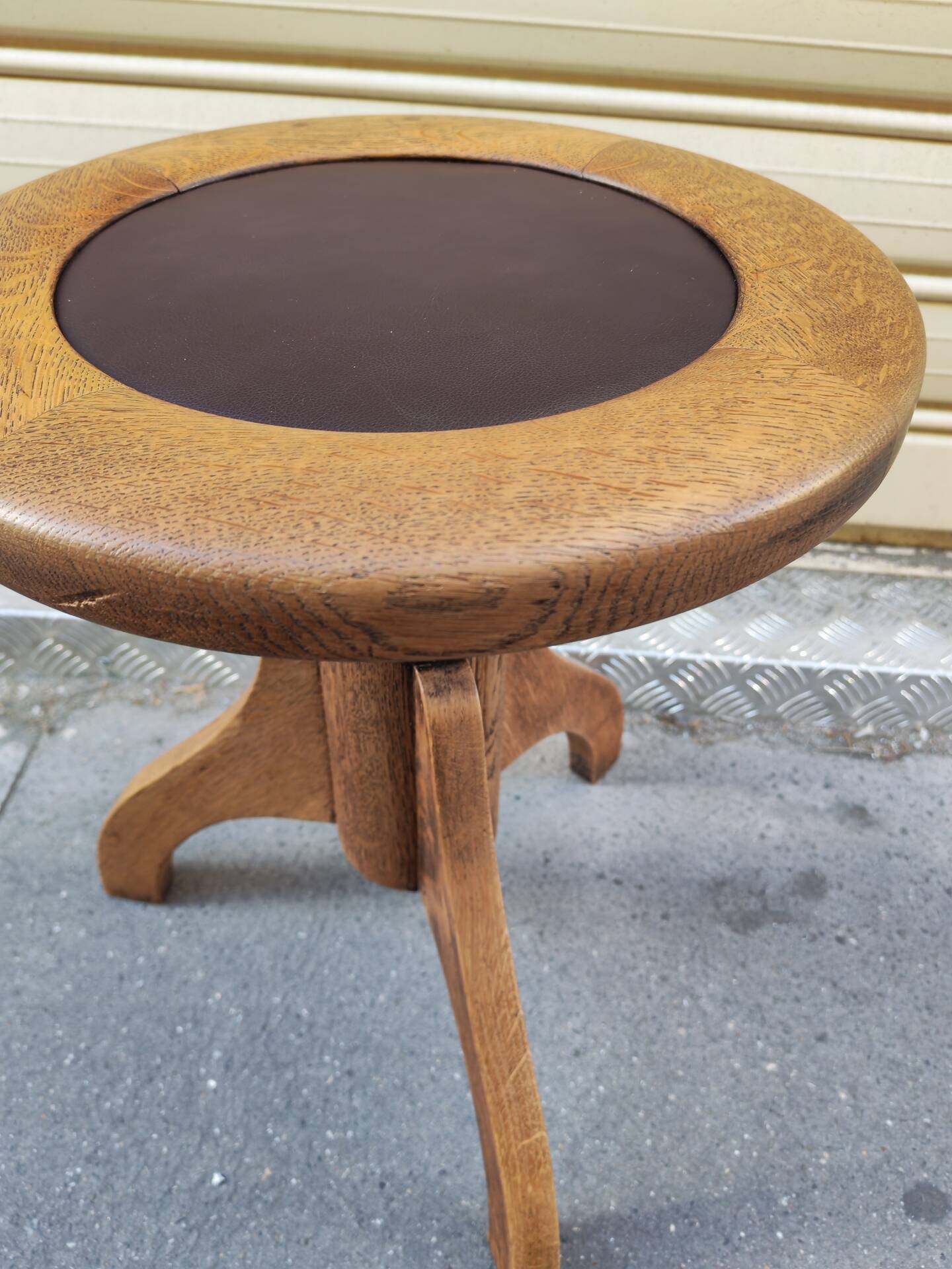 Tabouret de musicien Art Déco 1930