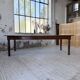 Solid oak table 1900 drapery style XL 250cm