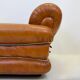 "Pompon" leather armchair, Italy 1970s