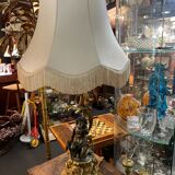 18th bronze table lamp