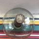 Former green glass demijohn