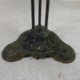 Art Deco bistro table, garden table on cast iron base