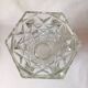 large vintage crystal vase flower decoration