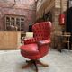 Fauteuil de bureau en cuir 60’S