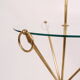 Brass tripod floor lamp Maison Jansen
