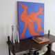 The Orange Man 55x45cm painting on stretched canvas by Bodasca