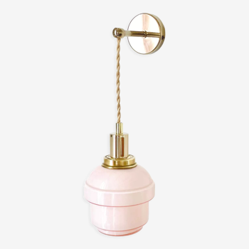 Pastel pink wall lamp