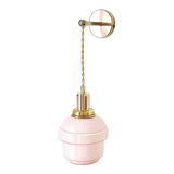 Pastel pink wall lamp