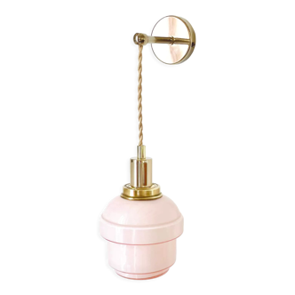 Pastel pink wall lamp