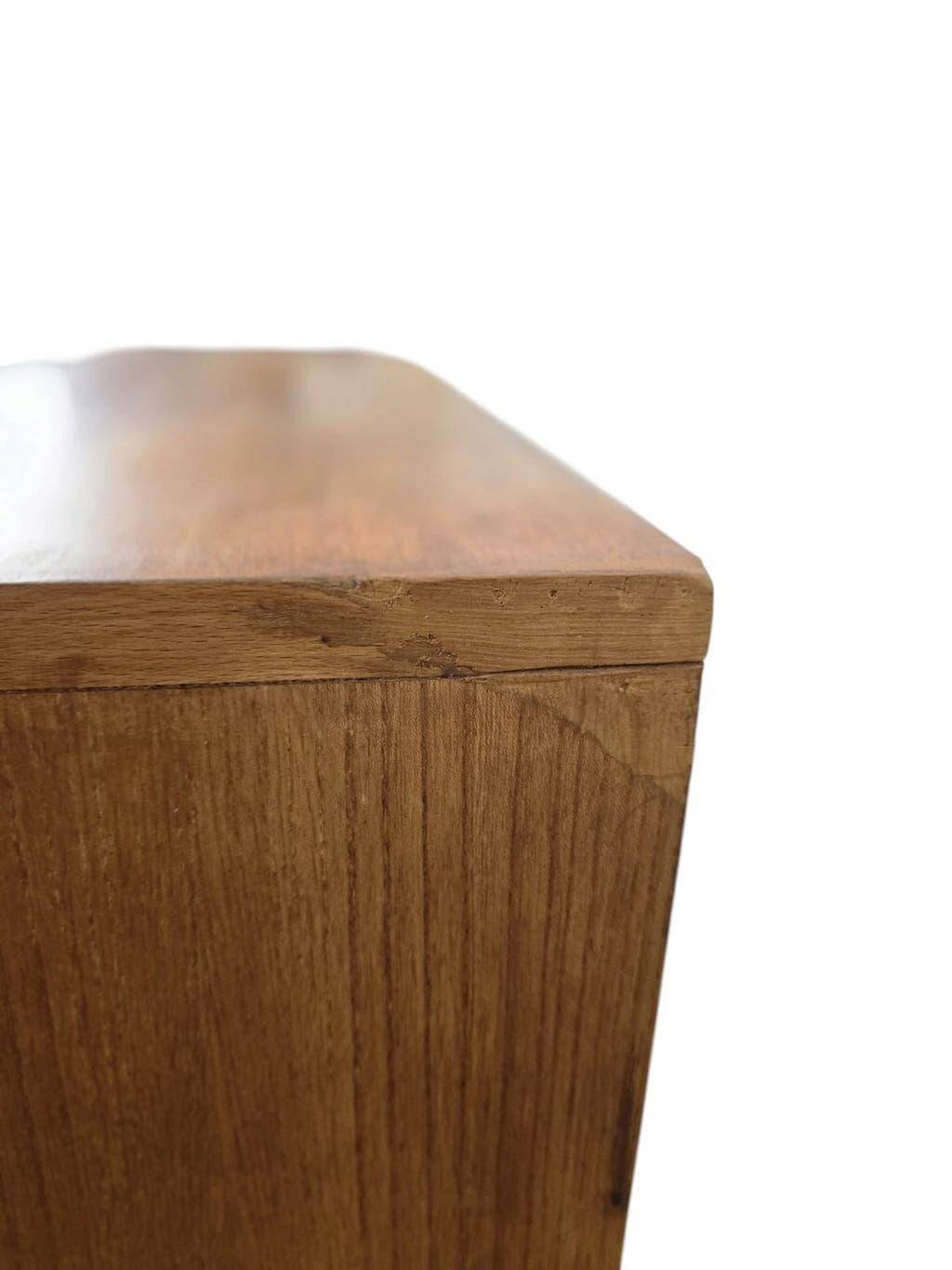 Mini étagère vintage en bois / vitrine / bibliothèque