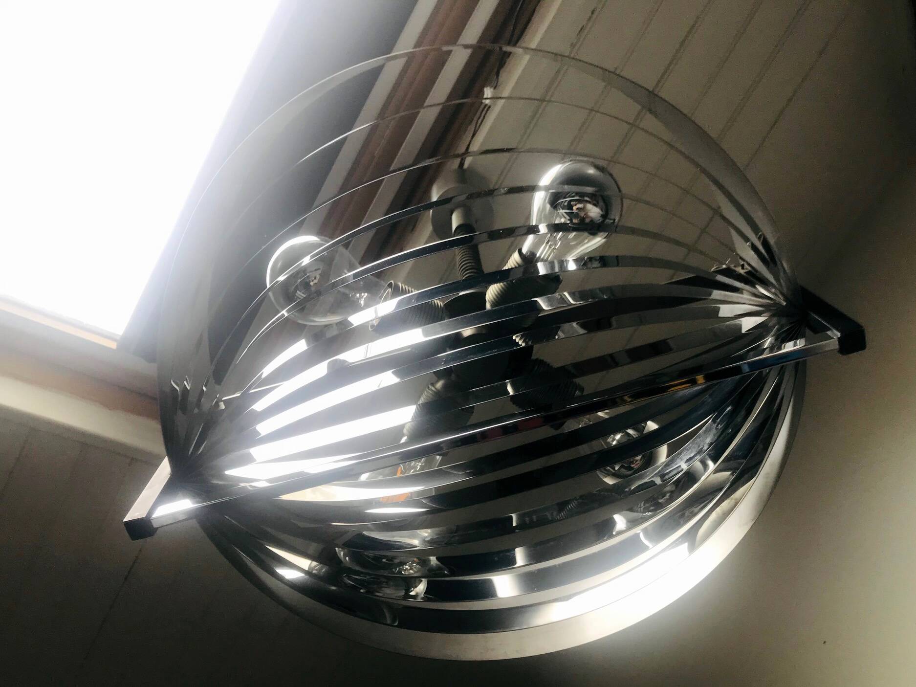 Vintage Pendant Lamp • Jean Gandelin • 1960 • Space Age