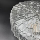 Massive molded glass ceiling light