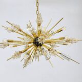 Grand Sputnik chandelier Metropolitan Opera in crystal and brass J.L. Lobmeyr