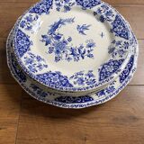 Lot of 5 plates and 1 cup Gien