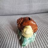 Vintage ceramic in the shape of a snail