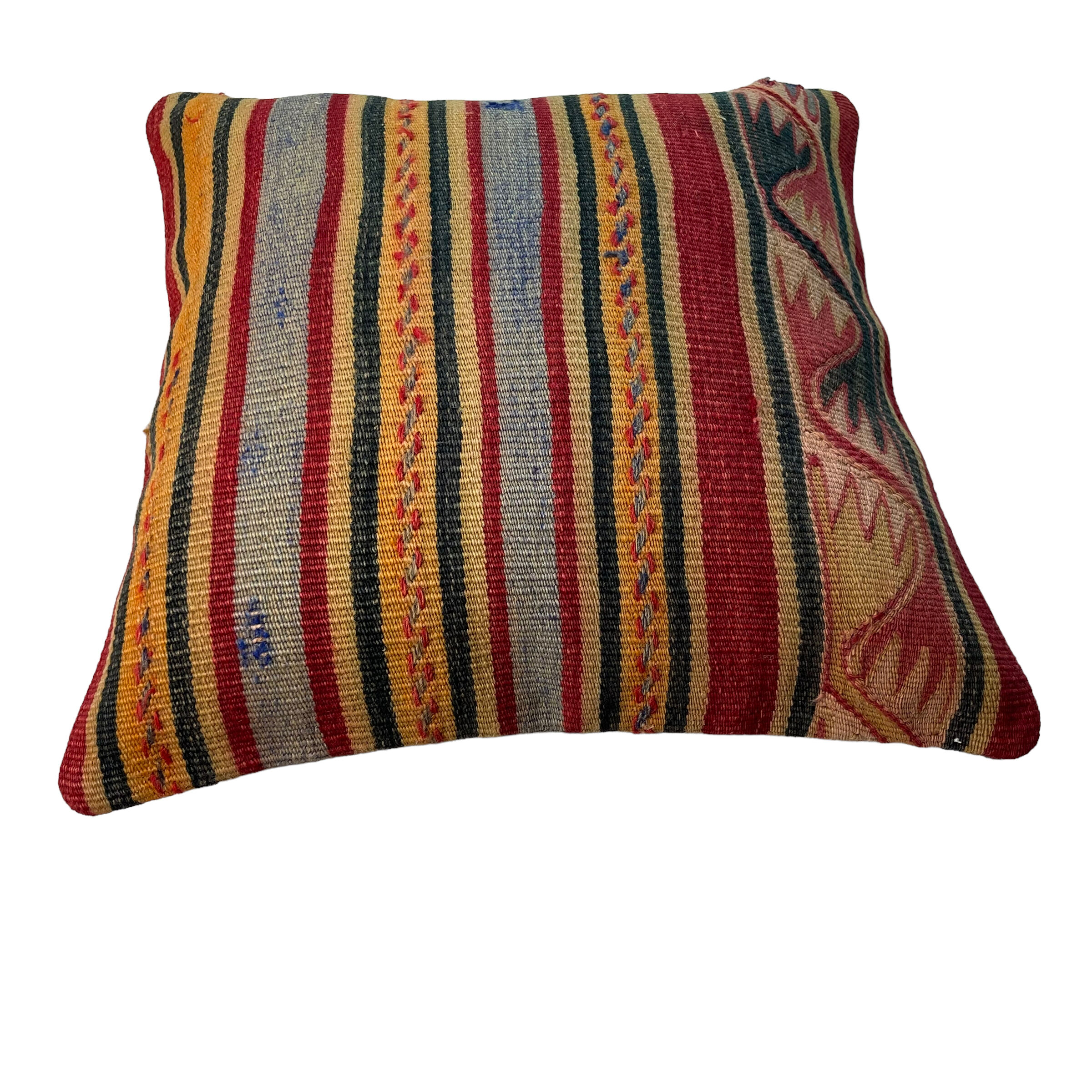 Vintage Turkish kilim cushion cover 40 x 40 cm