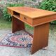 Bureau marine vintage en teck à 2 tiroirs