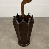 Art Deco wooden umbrella stand