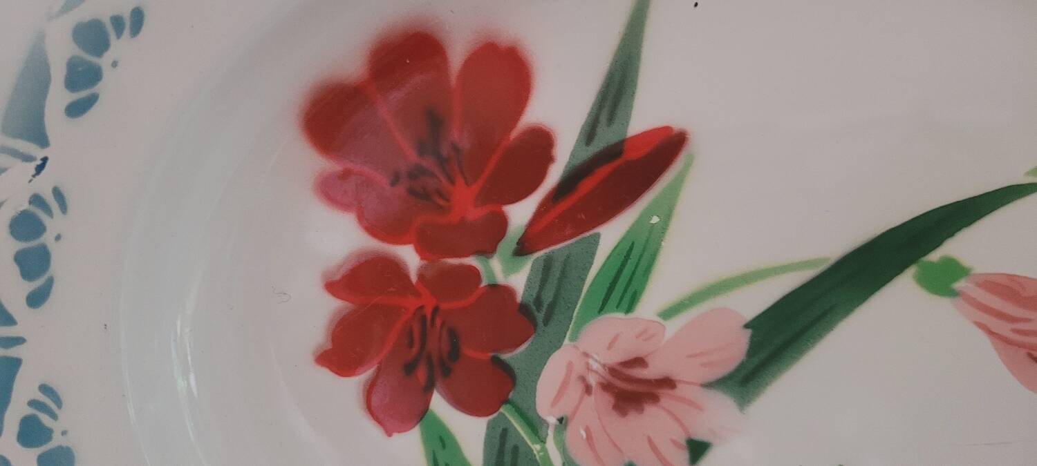 Dish Bumper Harvest China vintage