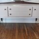 Vintage dressing table  nude and wood