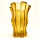 Vase moderne du milieu du siècle, en verre pressé, Belgique, années 1950