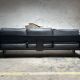 Bastiano leather canapé in black by Tobia Scarpa for Knoll
