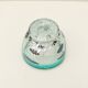 Murano glass catchall with silver inlays, Italy 1960.