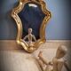 Golden mirror sheet 36x23cm