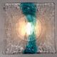Murano flush mount sconce by Toni Zuccheri for Venini, 5 pieces