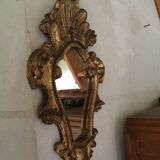 Small mirror style Louis XV gilded 21x32cm