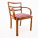 Paire de fauteuils Art Déco, Pologne, milieu du XXe siècle.