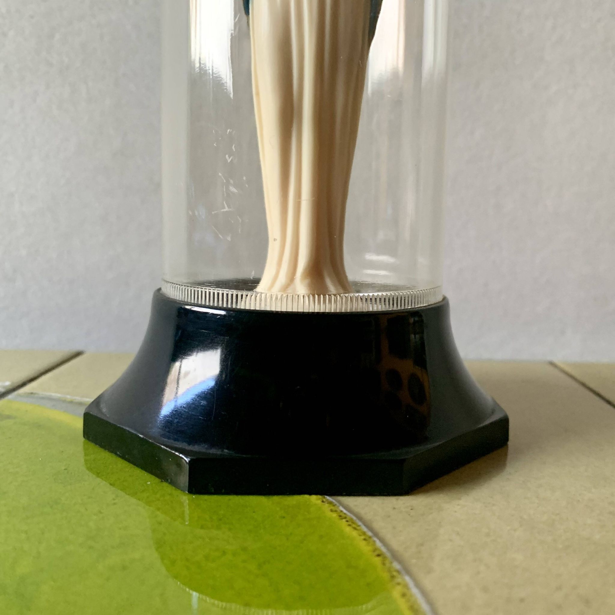 Madonna under bell with Baby Jesus in plastic - Made in Italy - 1960.