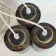 Copper / glas pendants, Nanny Stiil , danmark Set of three , 70s image