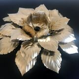 Ceiling lamp flower / golden leaves