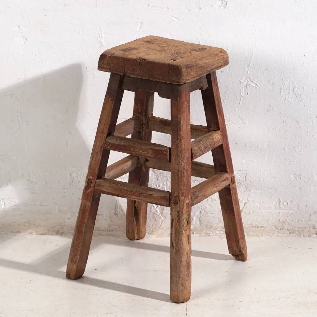 Small antique stool (c.1900) #7