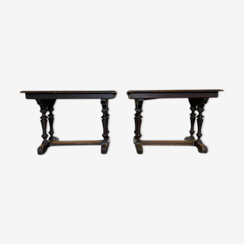 Pair of tables d'estaminet, late eighteenth century