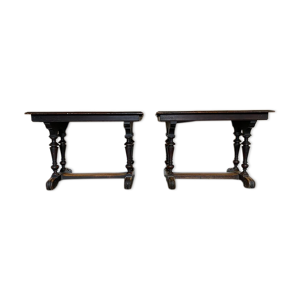 paire de tables d’estaminet,