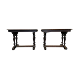 Paire de tables d’estaminet, fin XVIIIème siècle