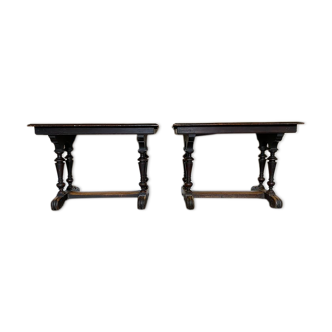 Pair of tables d'estaminet, late eighteenth century