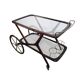 Vintage service trolley / rolling bar / serving cart 'Cassina'