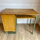 Vintage Stella 1950 school desk and swivel chair set
