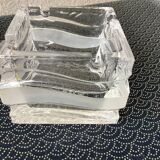 Cendrier en cristal design moderniste Bleikristall West Germany - cendrier pour cigares