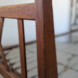 Bed, daybed, style reconstruction, in oak, 1950s.