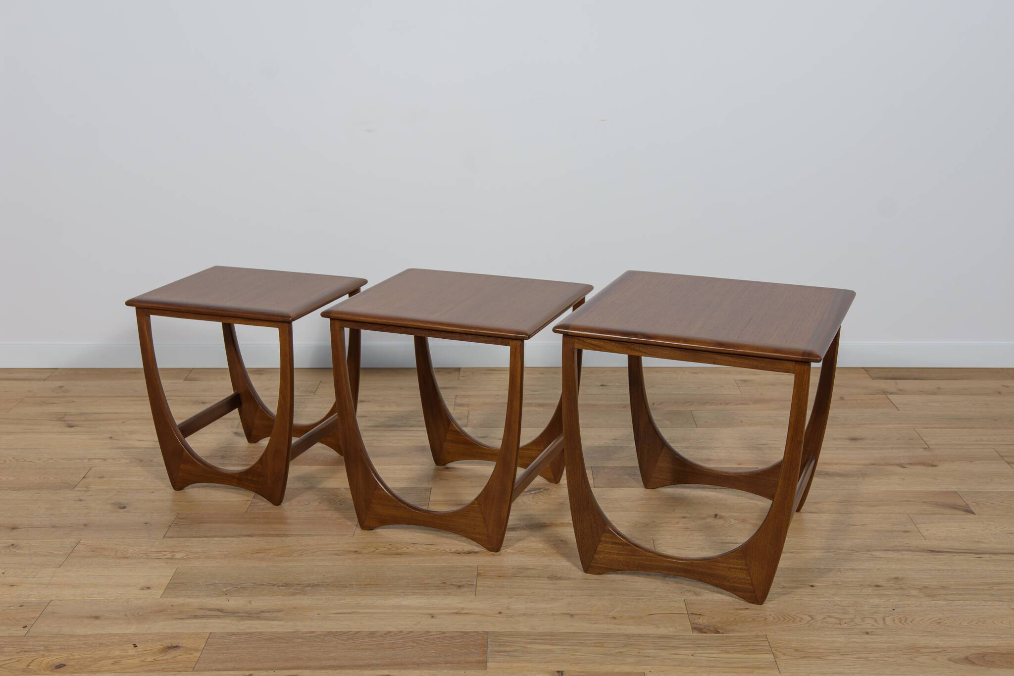 Mid-Century Teak Nesting Tables by V. Wilkins for G-Plan, United Knigdom, 1970s, Set of 3
