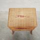 Worker vintage rattan basket