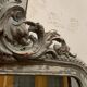 Louis XV style mirror in wood and patinated stucco 19th century