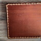 Vintage wicker tray