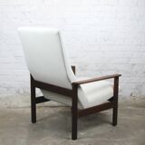Scandinavian armchair and ottoman set by Yngve Ektrom for Pastoe 1960s
